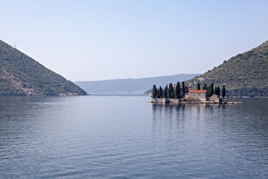 Adriatic Sea Prints: St. George Island, Perast, Bay of Kotor, UNESCO World Heritage Site, Montenegro, Europe