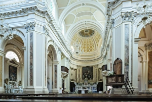 Altar Prints: St. George the Martyr church, Locorotondo, Puglia, Italy, Europe