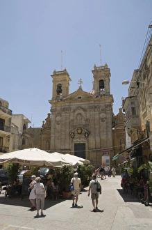 Rabat Prints: St. Georges Basilica, Victoria (Rabat), Gozo, Malta, Europe