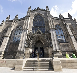 Facades Prints: St. Giles Cathedral West Front, Edinburgh, Scotland, United Kingdom, Europe
