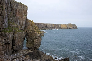 Isle Prints: St. Govans Head, Gower Peninsula, County of Swansea, Wales, United Kingdom, Europe