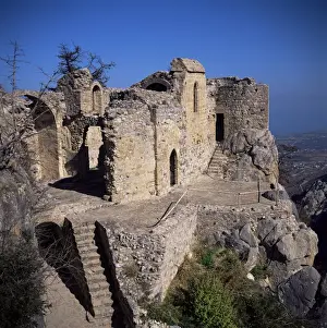 St. Hilarion, Byzantine monastery rebuilt as by Lusignans as a castle in the 11th century