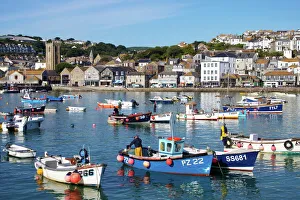 Large Group Of Objects Prints: St. Ives, Cornwall, England, United Kingdom, Europe