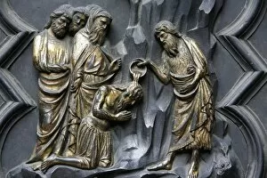 St. John the Baptist, Baptistry of San Giovanni, Florence, Tuscany, Italy, Europe