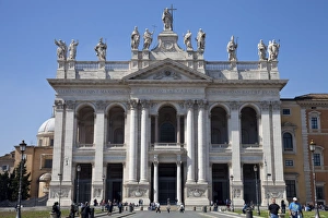 Facades Prints: St. John Lateran Basilica, Rome, Lazio, Italy, Europe