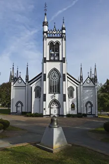 Public Park Prints: St. Johns Anglican Church, Old Town, UNESCO World Heritage Site, Lunenburg