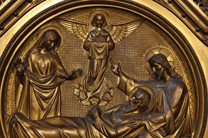 Chapels Prints: St. Josephs death, St. Josephs Chapel, Notre Dame de la Treille Cathedral