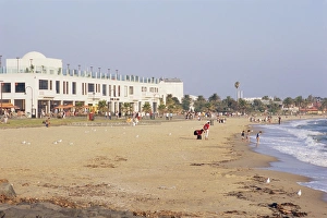 Melbourne Prints: St. Kilda baths at beach, St. Kilda, Melbourne, Victoria, Australia, Pacific