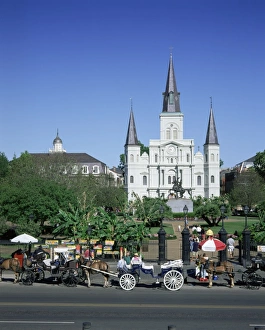 St. Louis Christian cathedral in Jackson Square