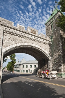 Quebec Prints: St. Louise Gate, Quebec City, Quebec, Canada, North America