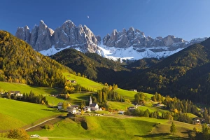 St. Magdalena, Val di Funes, Trentino-Alto Adige, Dolomites, South Tyrol, Italy, Europe