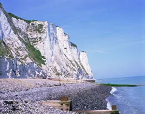 National Famous Place Prints: St. Margarets at Cliffe, White Cliffs of Dover, Kent, England, United Kingdom