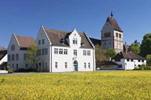 Bright Colour Prints: St. Maria und Markus Cathedral, Mittelzell, UNESCO World Heritage Site, Reichenau Island