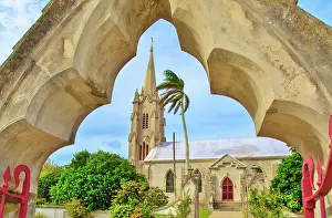 Tall Prints: St Mark's Anglican Church in Smith's, Bermuda