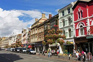 Street Scenes Prints: St. Mary Street, Cardiff, Wales, United Kingdom, Europe