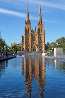 Sydney Prints: St Marys Cathedral, Sydney, New South Wales, Australia, Oceania
