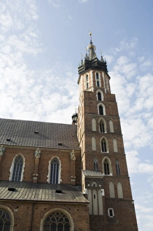 Cracow Prints: St. Marys church or basilica