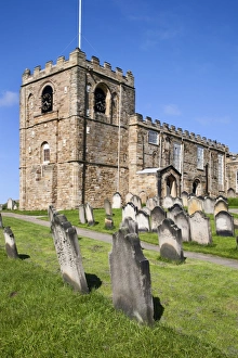 Cemeteries Prints: St. Marys Parish Church at Whitby