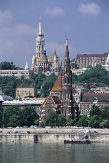 St. Matthis Church and city