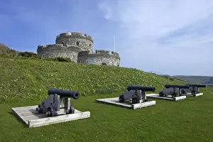 Canon Prints: St. Mawes Castle, an artillery fortress built by Henry VIII