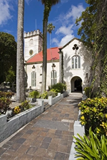 Bridgetown Prints: St. Michaels Cathedral, Bridgetown, Barbados, West Indies, Caribbean