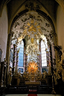Capital Cites Prints: St. Michaels Church crypt and altar, Vienna, Austria, Europe