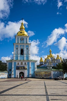 St. Michaels gold-domed cathedral, Kiev, Ukraine, Europe