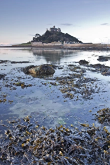 Marazion Prints: St. Michaels Mount near to Marazion at dawn, Cornwall, England, United Kingdom, Europe
