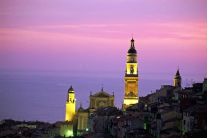 St. Michel church, Menton, Alpes-Maritimes, Cote d'Azur, Provence, French Riviera St. Michel church, Menton, Alpes-Maritimes, Cote d'Azur, Provence, French Riviera