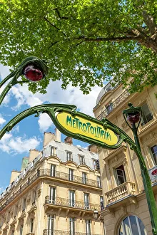 Railroad Station Prints: St. Michel, Paris, France, Europe