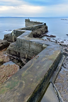 Fife Prints: St. Monans Pier, Fife, Scotland, United Kingdom, Europe