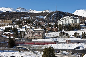 Images Dated 8th March 2009: St. Moritz, Upper Engadine, Oberengadin, Graubunden region, Swiss Alps