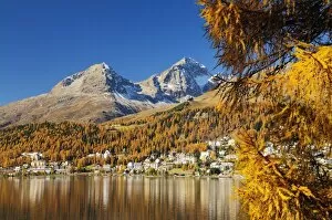 Images Dated 20th October 2008: St. Moritzer See, St. Moritz, Switzerland, Europe