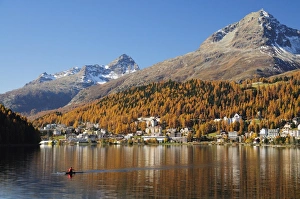 Images Dated 20th October 2008: St. Moritzer See, St. Moritz, Switzerland, Europe