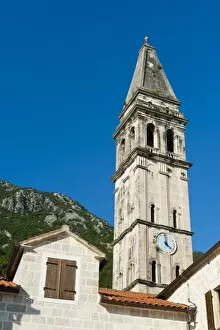 Images Dated 8th August 2010: St. Nicholas belltower, Perast, Bay of Kotor, UNESCO World Heritage Site