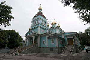 Alma Ata Prints: St. Nicholas Cathedral, Alma Ata, Kazakhstan, Central Asia, Asia