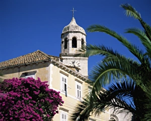 St Nicholas Prints: St. Nicholas church, Old Town, Cavtat, Dubrovnik Riviera, Dalmatia, Dalmatian coast
