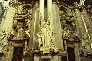 Images Dated 18th November 2008: St. Nicholas, Doctor of the Church, Prague, Czech Republic, Europe