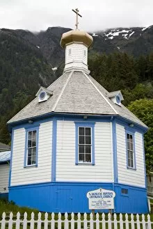 Images Dated 24th May 2010: St. Nicholas Russian Orthodox Church, Juneau, Southeast Alaska, United States of America