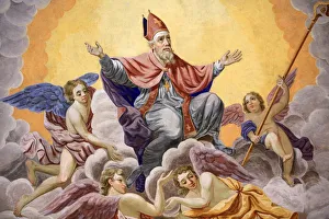 Nicholas Prints: St. Nicolas ascends to heaven, Bishop of Myra, Life of St. Nicolas, St
