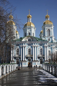 Stereotypically Russian Prints: St. Nikolass Cathedral, St. Petersburg, Russia, Europe