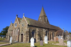 Gravestone Prints: St. Ouens Church, St. Ouen, Jersey, Channel Islands, Europe