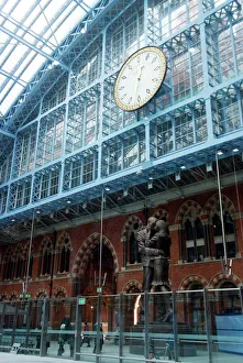 St. Pancras International Train Station, London, England, United Kingdom, Europe