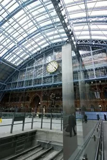 Images Dated 5th February 2008: St. Pancras International Train Station, London, England, United Kingdom, Europe