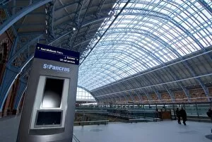 Images Dated 5th February 2008: St. Pancras International Train Station, London, England, United Kingdom, Europe
