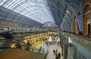Images Dated 7th December 2010: St. Pancras Station, London, England, United Kingdom, Europe