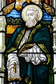 Images Dated 13th July 2008: St. Paul, 19th century stained glass in St. Johns Anglican church, Sydney