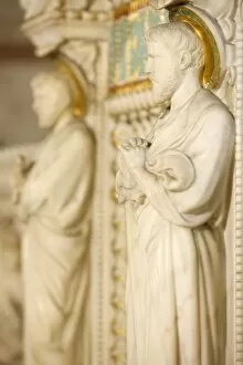 St. Paul on the altar in the crypt of Fourviere Basilica, Lyon, Rhone, France, Europe