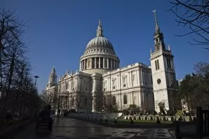 Images Dated 12th February 2008: St. Pauls Cathedral, London, England, United Kingdom, Europe