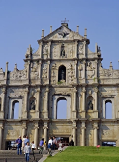 Macau Prints: St Pauls Cathedral, Macau, China